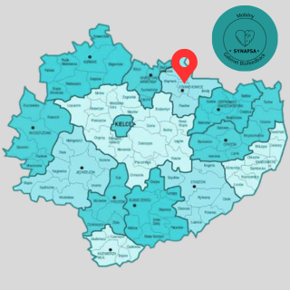 Obszar dojazdu: Starachowice, Skarżysko-Kamienna, Ostrowiec Świętokrzyski i okolice w promieniu 40 km.
